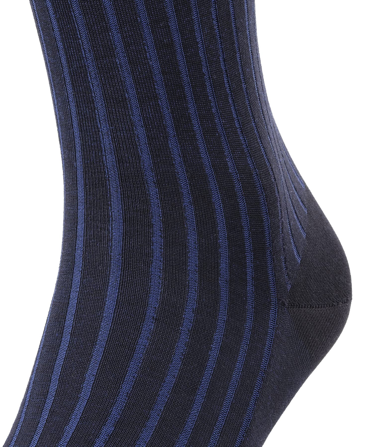 FALKE Men's Shadow Socks - Soft Cotton Crew Socks for Men in Lupine Blue (Size 9.5-10.5) - 1 Pair - Perfect for Casual Wear, Office & Everyday Comfort