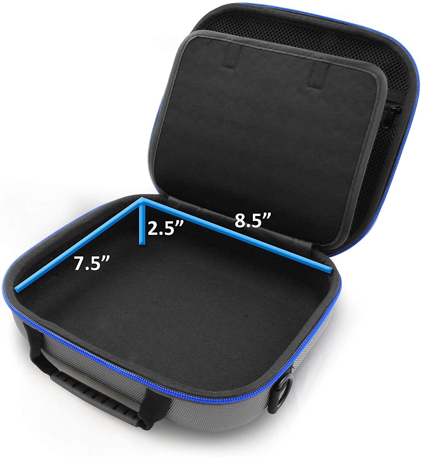 CASEMATIX Asthma Inhaler & Essential Carrying Case - Protective Travel Bag for Handheld Asthma Nebulizer Machine, Asthma Mask & Spacer - Perfect for Travel, Home & Emergency Use