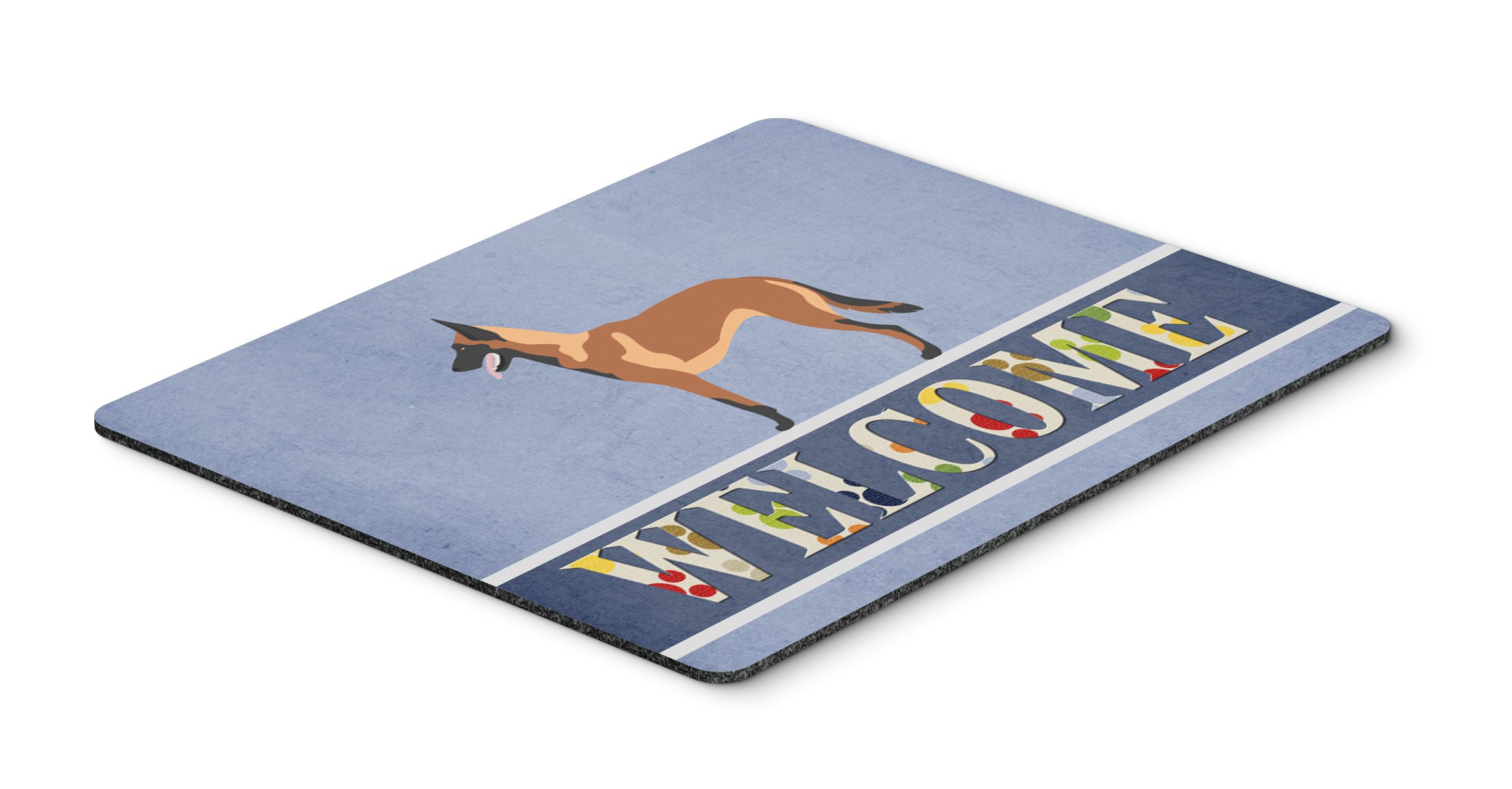 Belgian Malinois Shepherd Mouse Pad - Non-Slip Large Desk Mat for Home Office, Gaming & Work Computers | Washable Blue Trivet & Hot Pad | Perfect for PC, Laptop & Workspace Accessories