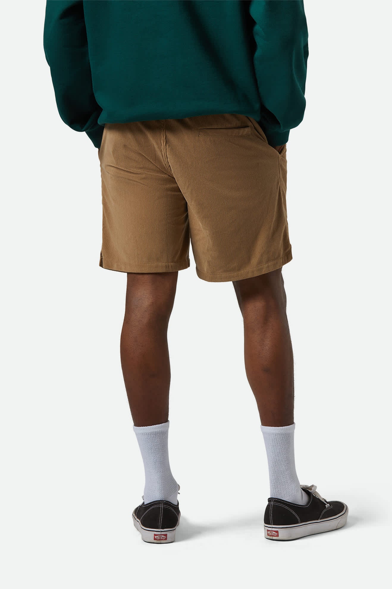 Stylish Everyday Corduroy Shorts in Khaki - Comfortable Casual Wear for Men & Women | Perfect for Outings, Lounging & Summer Activities