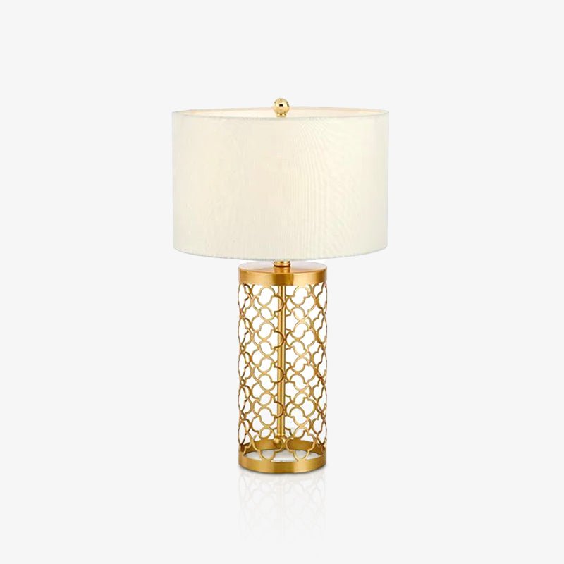 Stylish Openwork Metal Table Lamp - Modern Decorative Lighting for Living Room, Bedroom & Office - Perfect for Home & Workspace Ambiance