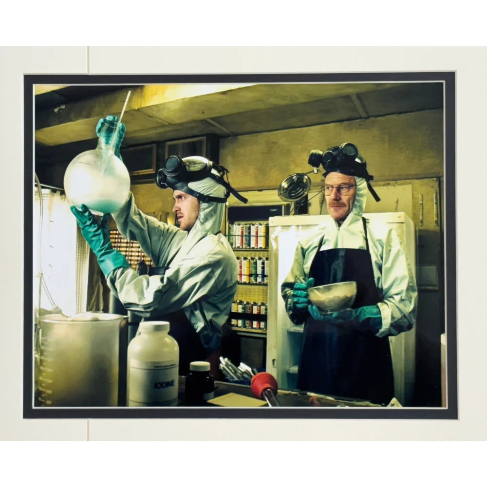 Breaking Bad Authentic Screen-Used Prop - Blue Sky Meth Memorabilia Collage (Unsigned) | TV Show Collectible for Fans & Home Decor