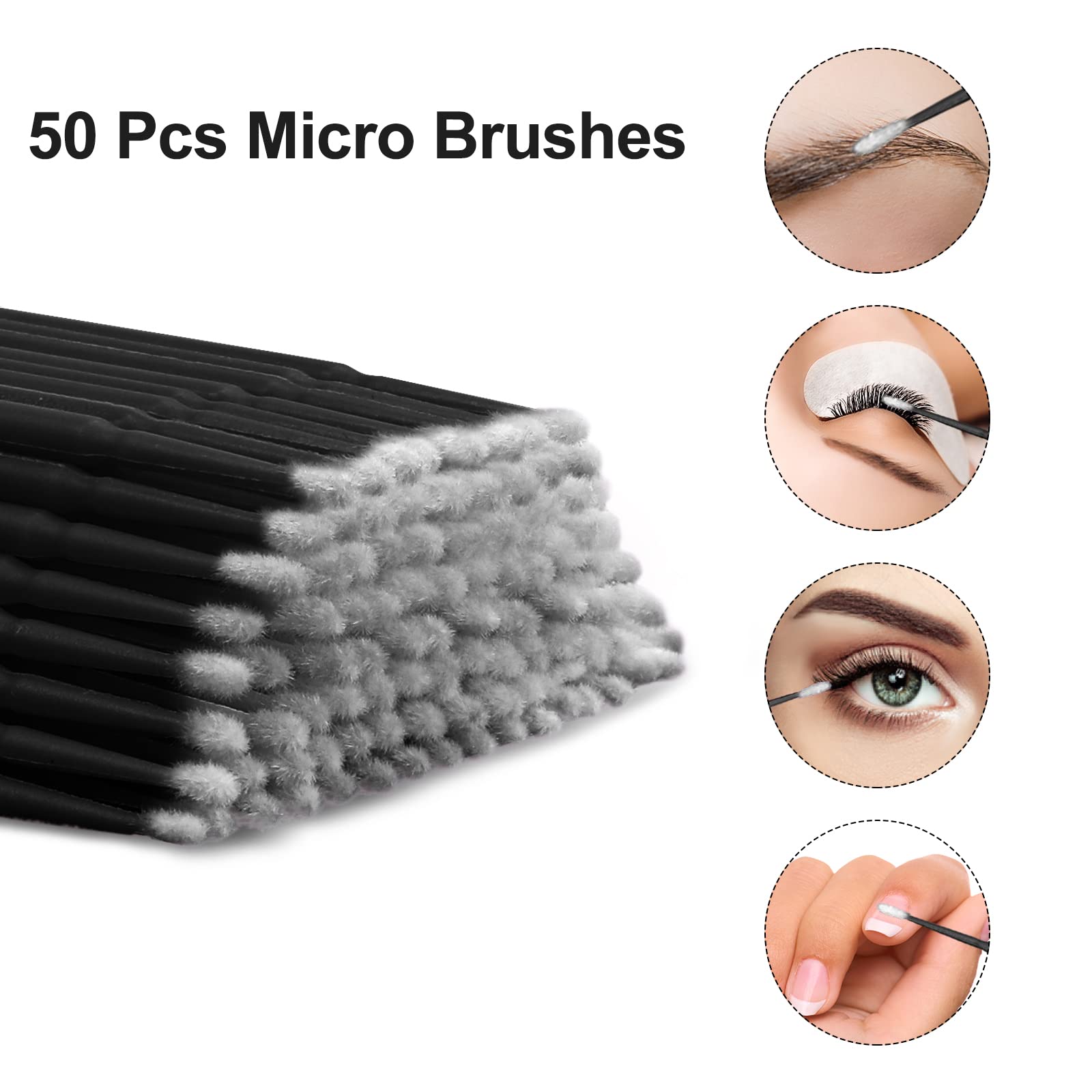 105 Pcs Lash Fan Kit - USB Rechargeable Handheld Fan for Makeup & Facial Care