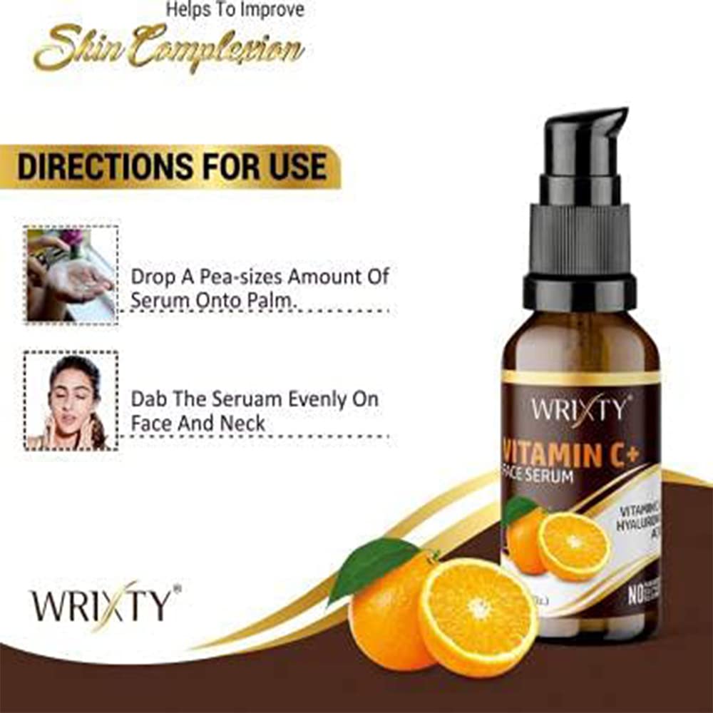 Vitamin C Serum for Dark Spots & Pigmentation - Brightening, Anti-Aging Face Treatment for All Skin Types (30ml) | Daily Skincare Routine, Night Repair, Glowing Complexion