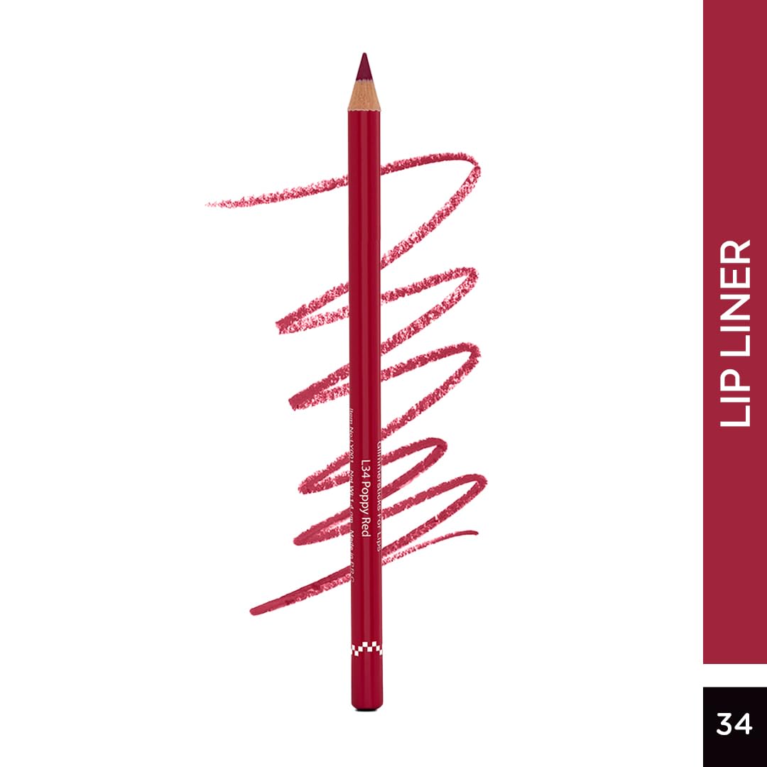 Glam 21 Creamy Lip Liners Set of 6 - Long-Lasting, Waterproof & Smudge-Proof Lip Pencils with Gliding Application | Comfortable Wear for All-Day Use | Multicolor (1.8g x 6) COMBO-03 | Perfect for Makeup Artists, Daily Wear & Special Occasions