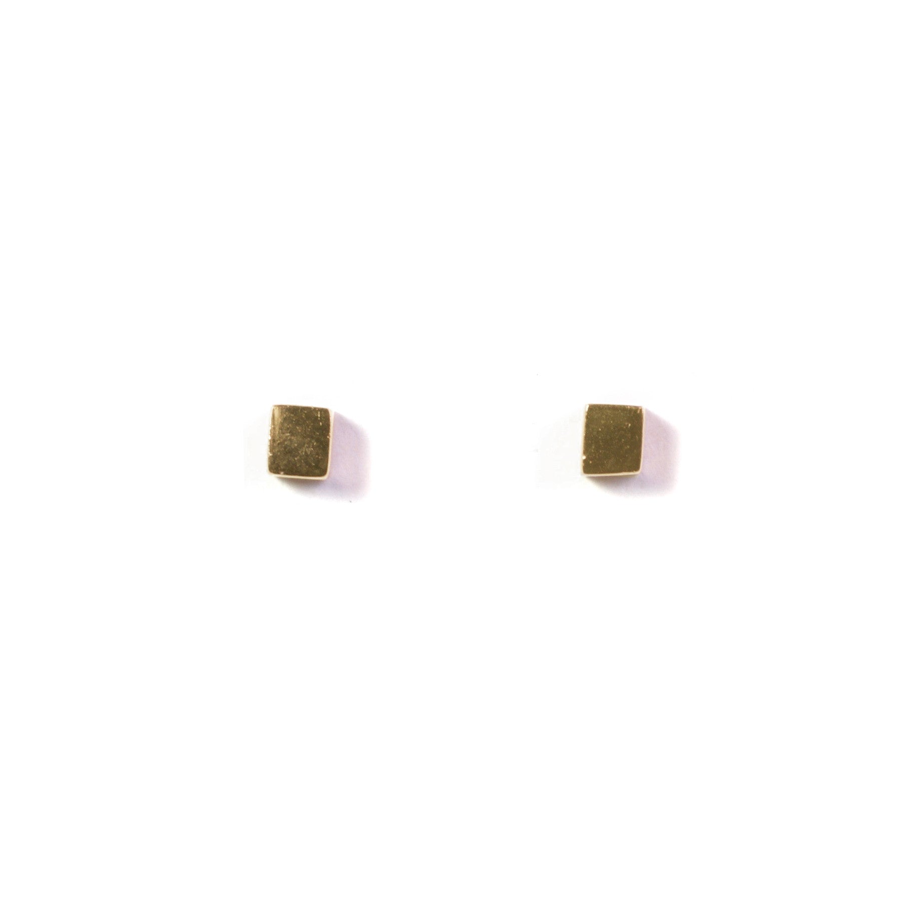 Cube Stud Earrings for Women - Trendy Geometric Stud Earrings for Daily Wear | Perfect for Work, Parties & Casual Outfits