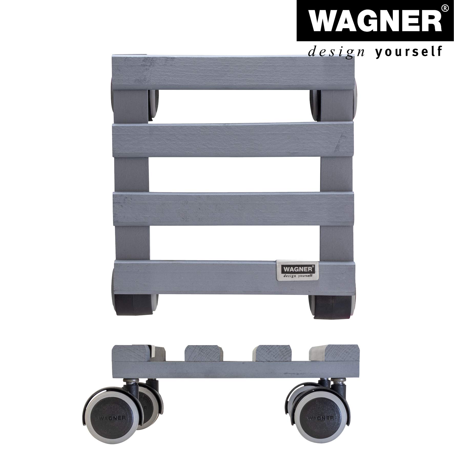 Multi-Roller Creo Gardening Wagon - Heavy Duty Utility Cart with 4 Wheels for Yard Work, Landscaping, and Outdoor Projects | Perfect for Transporting Soil, Plants, and Gardening Tools