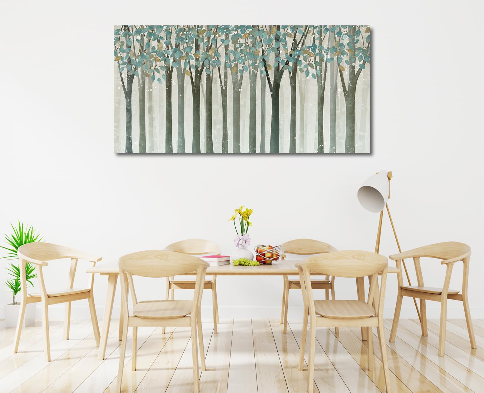 VEAEE Birch Tree Wall Art Canvas Print - 24