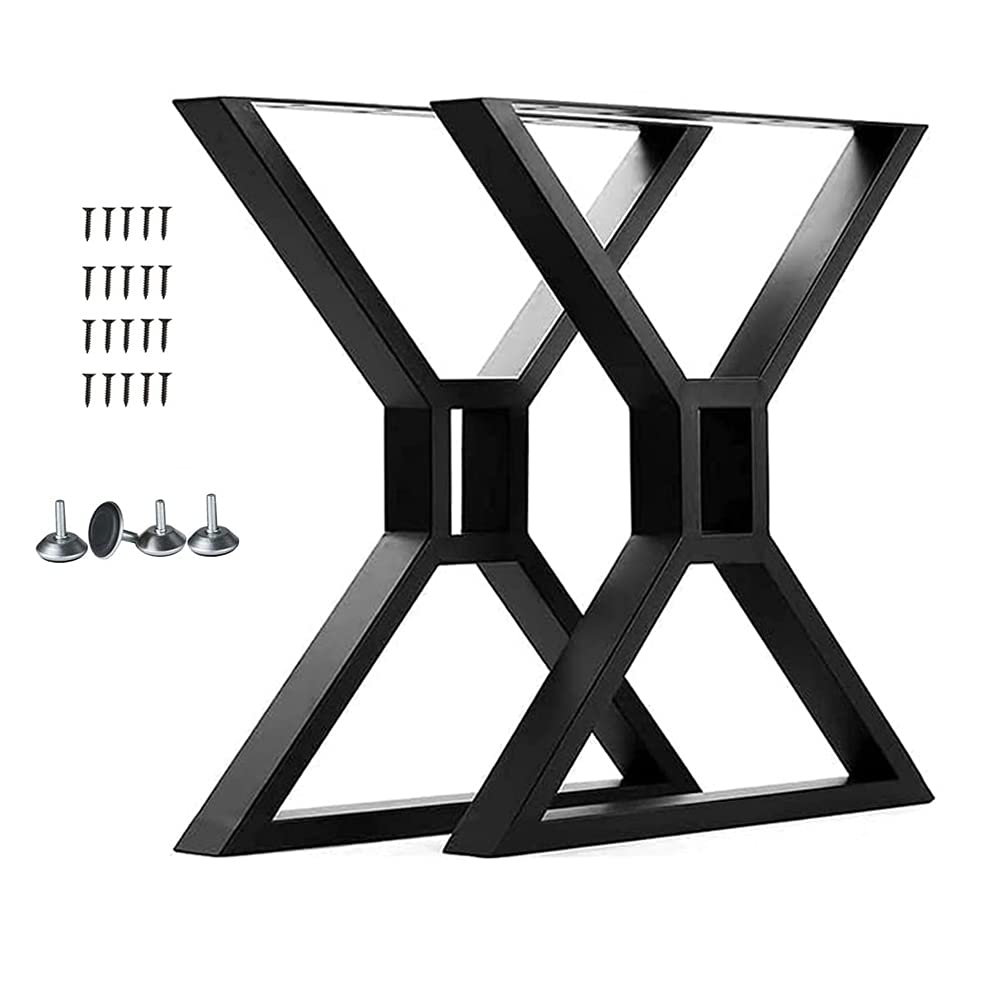 Yahpetes Heavy Duty Metal Table Legs 2-Pack - 28