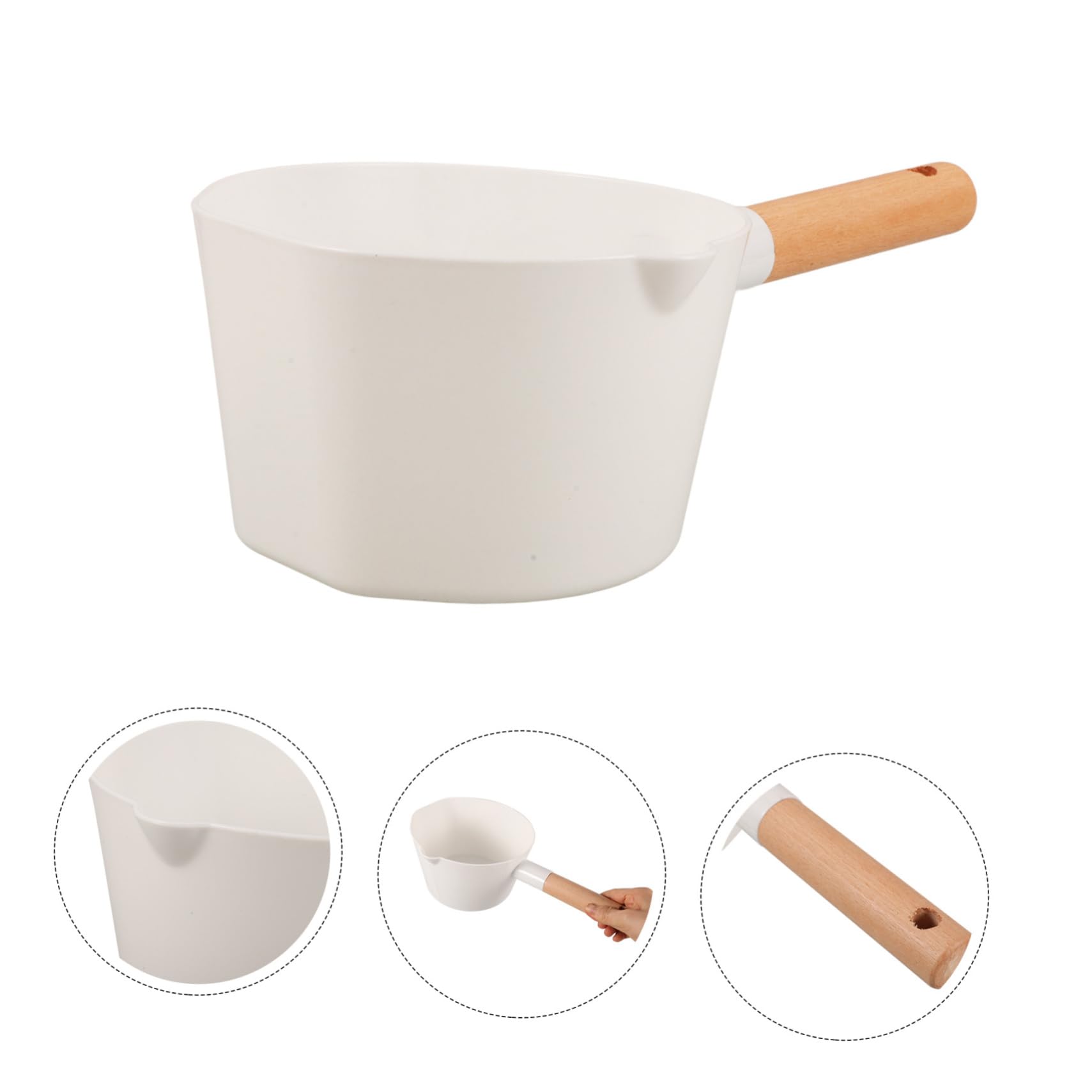 1pc Long Handle Water Scoop - Durable Ladle for Kitchen, Bath & Outdoor Use - Perfect for Cooking, Bathing, Camping & Gardening Accessories