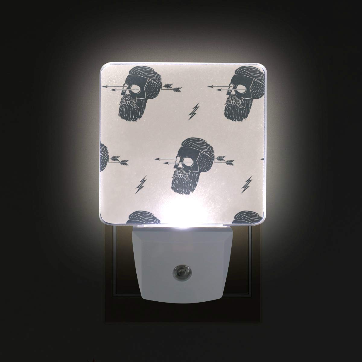 Tarity Funny Cartoon LED Night Light - 2 Pack Warm White Plug-in Nightlight with Smart Dusk to Dawn Sensor, Auto On/Off, 0.5W - Perfect for Hallway, Bathroom, Bedroom & Living Room - Creates Cozy Ambiance for Kids Rooms, Nurseries & Nighttime Safety