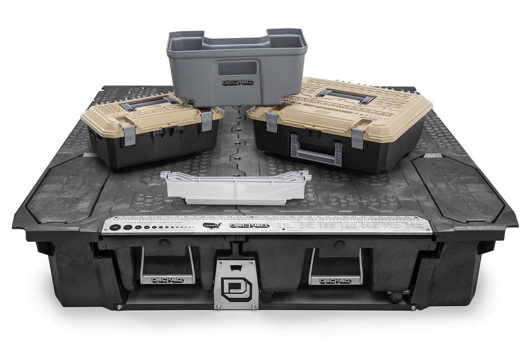99-08 Ford F250/350 Truck Bed Storage System | Heavy Duty Organizer for Tools & Gear | Perfect for Camping, Work Sites & Off-Road Adventures