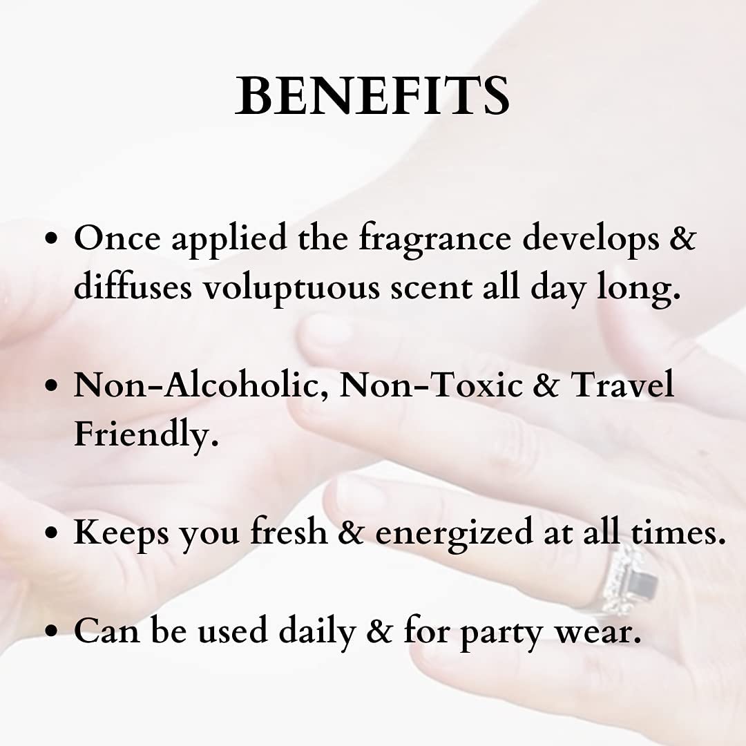Premium Patchouli Solid Perfume Wax - Travel-Friendly Pocket Size with Long-Lasting Floral Scent (7 Hours) | Natural Beeswax Blend & Essential Oils | Perfect for On-the-Go, Office, Dates & Daily Wear - 5g