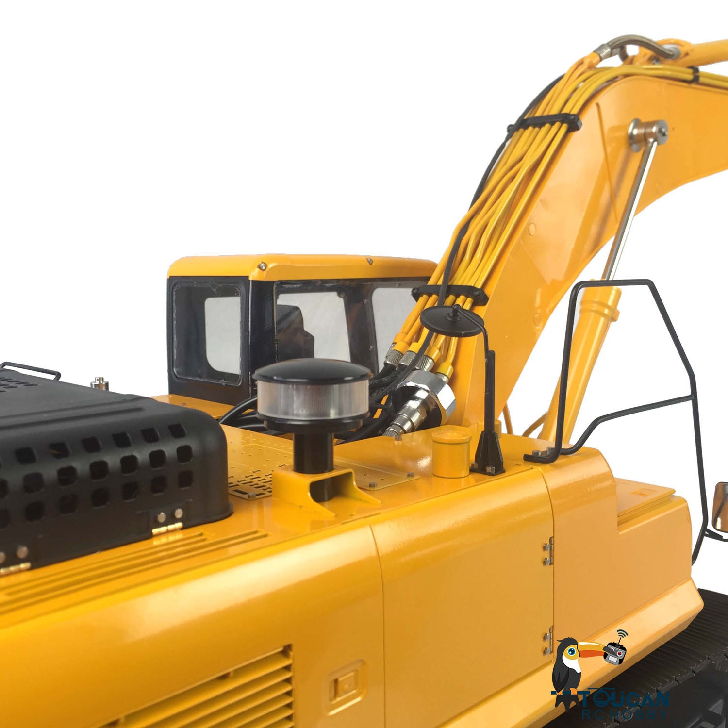 LESU PC360 1/14 Scale RC Hydraulic Excavator Toy - Ready-to-Run Metal Construction Truck with Safety Net, Quick Coupler & Grab Bucket - Perfect for Construction Site Play, Collecting & RC Hobby Enthusiasts