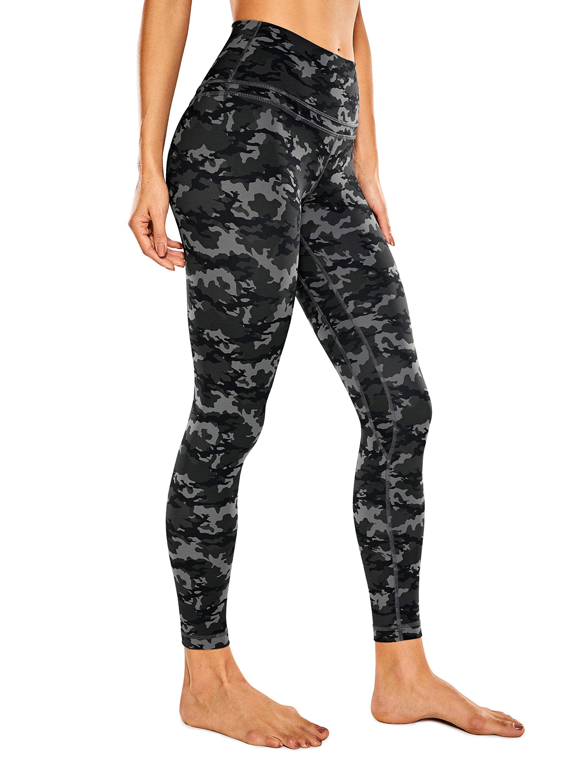CRZ YOGA Women's High Waist Workout Leggings - 7/8 Length Naked Feeling Yoga Pants for Running, Gym & Lounge | 25 Inch Inseam