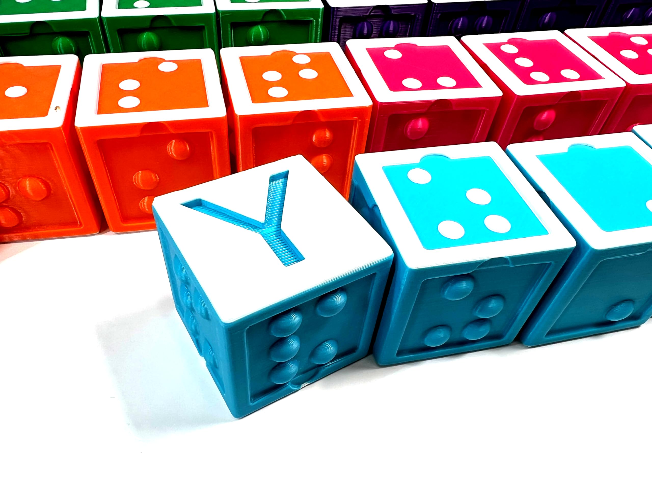 Braille Alphabet and Number Learning Blocks - Educational Toy for Blind & Visually Impaired Kids - English Letters & Numbers - Perfect for Classroom, Therapy & Home Learning Activities