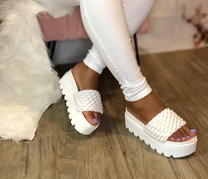 Erianne Women's White Sandals - Comfortable Summer Beach Walking Shoes for Outdoor Vacations & Casual Wear