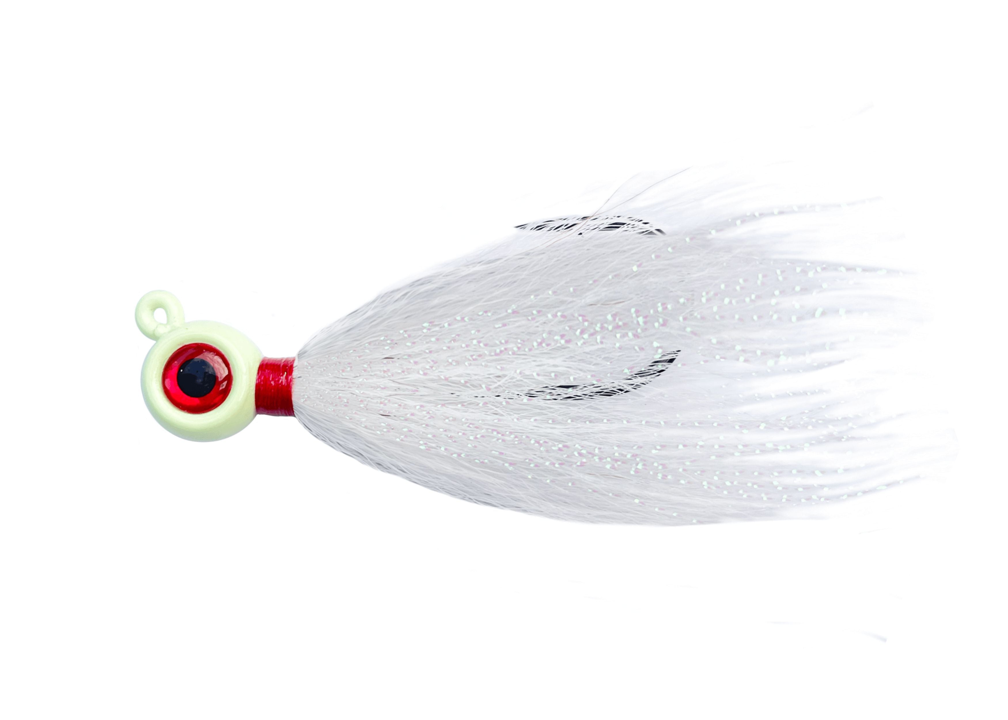 Jigging World Epoxy Bucktail Fishing Lures - Saltwater & Freshwater Jigging Teaser for Bass, Trout, and Striped Fish - Perfect for Offshore and Inshore Fishing Adventures