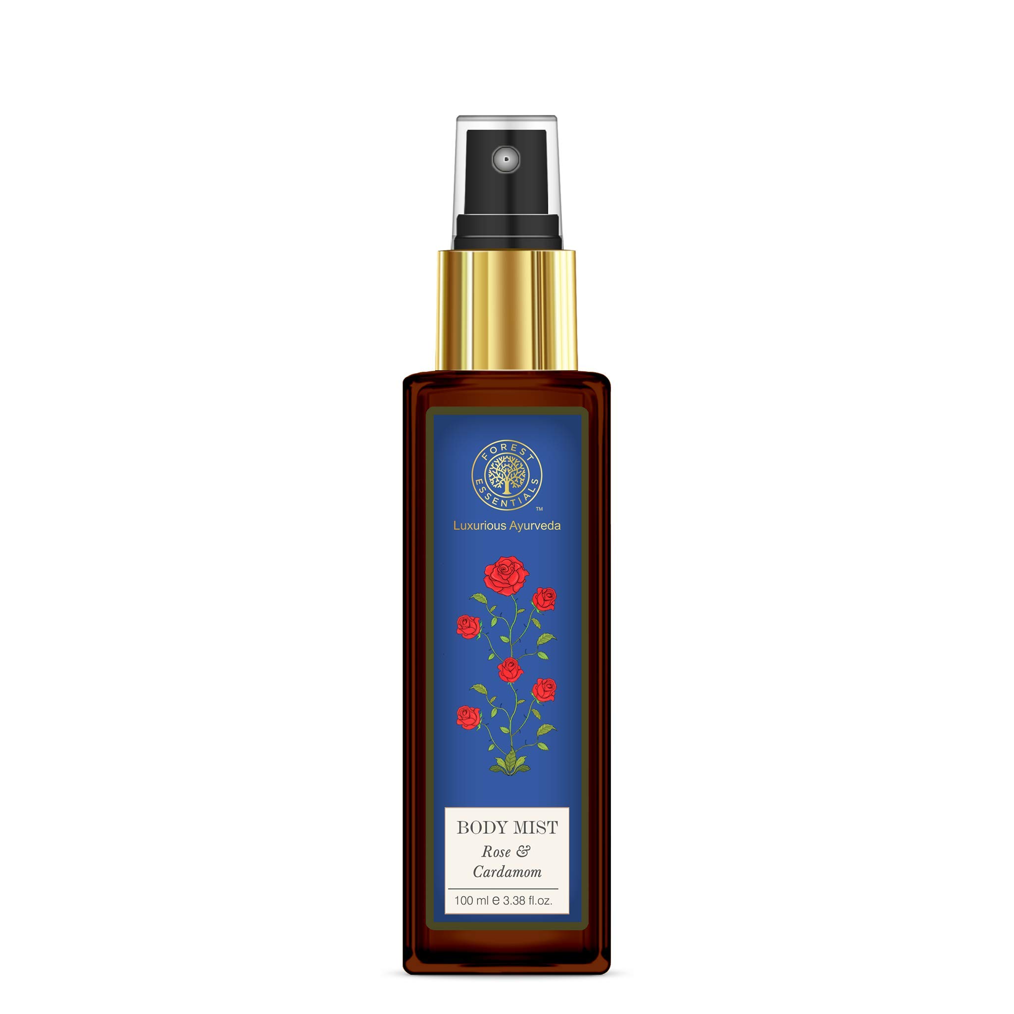 Rose & Cardamom Body Mist Spray - 100ml Floral Fragrance for Women | Long Lasting Perfume Mist for Daily Use, Date Night & Special Occasions
