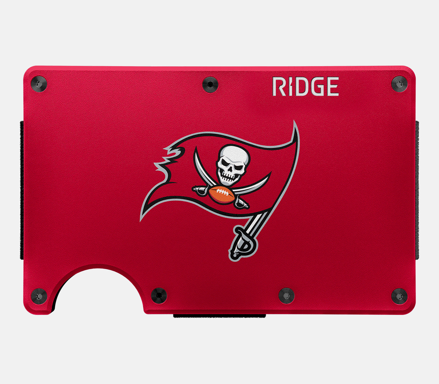 Ridge Wallet - Slim Minimalist RFID Blocking Wallet for Men - Tampa Bay Buccaneers NFL Team Design - Perfect for Everyday Carry, Travel & Gifts