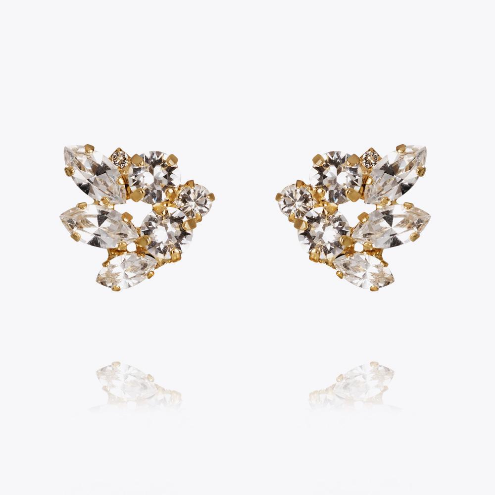 Elegant Crystal Earcuffs for Women - Boho Chic Gold Plated Ear Cuffs for Parties, Weddings & Special Occasions