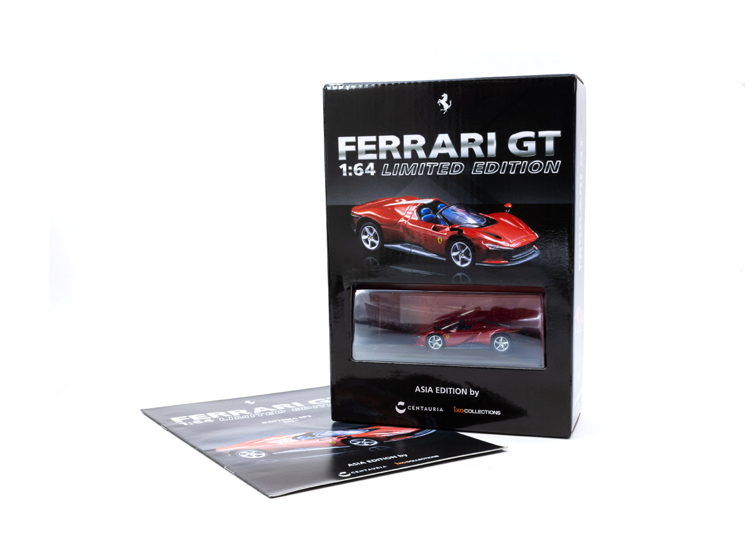 1:64 Scale Ferrari GT Daytona SP3 2021 Model Car - Asia Edition English Version by CENTAURIA x IXO COLLECTIONS - Perfect for Collectors, Display & Racing Enthusiasts