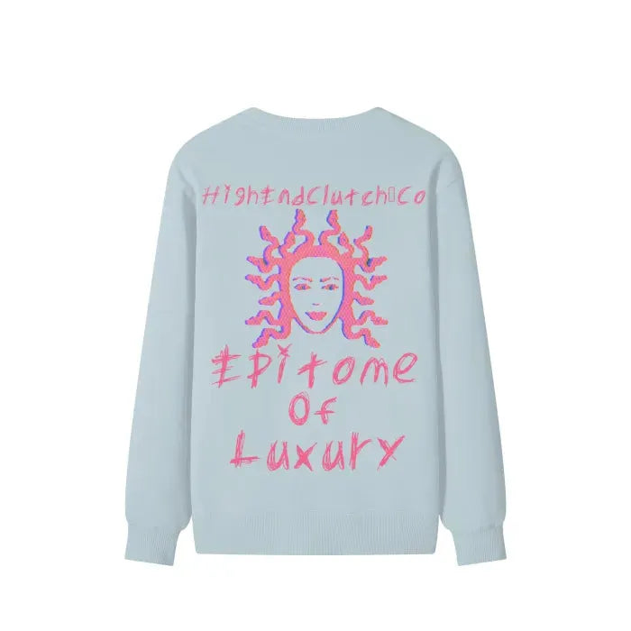 Premium Medusa Print Sweater - Classic High-End Pullover with 300 GSM Fabric | Perfect for Casual Outfits, Streetwear Fashion & Winter Layering