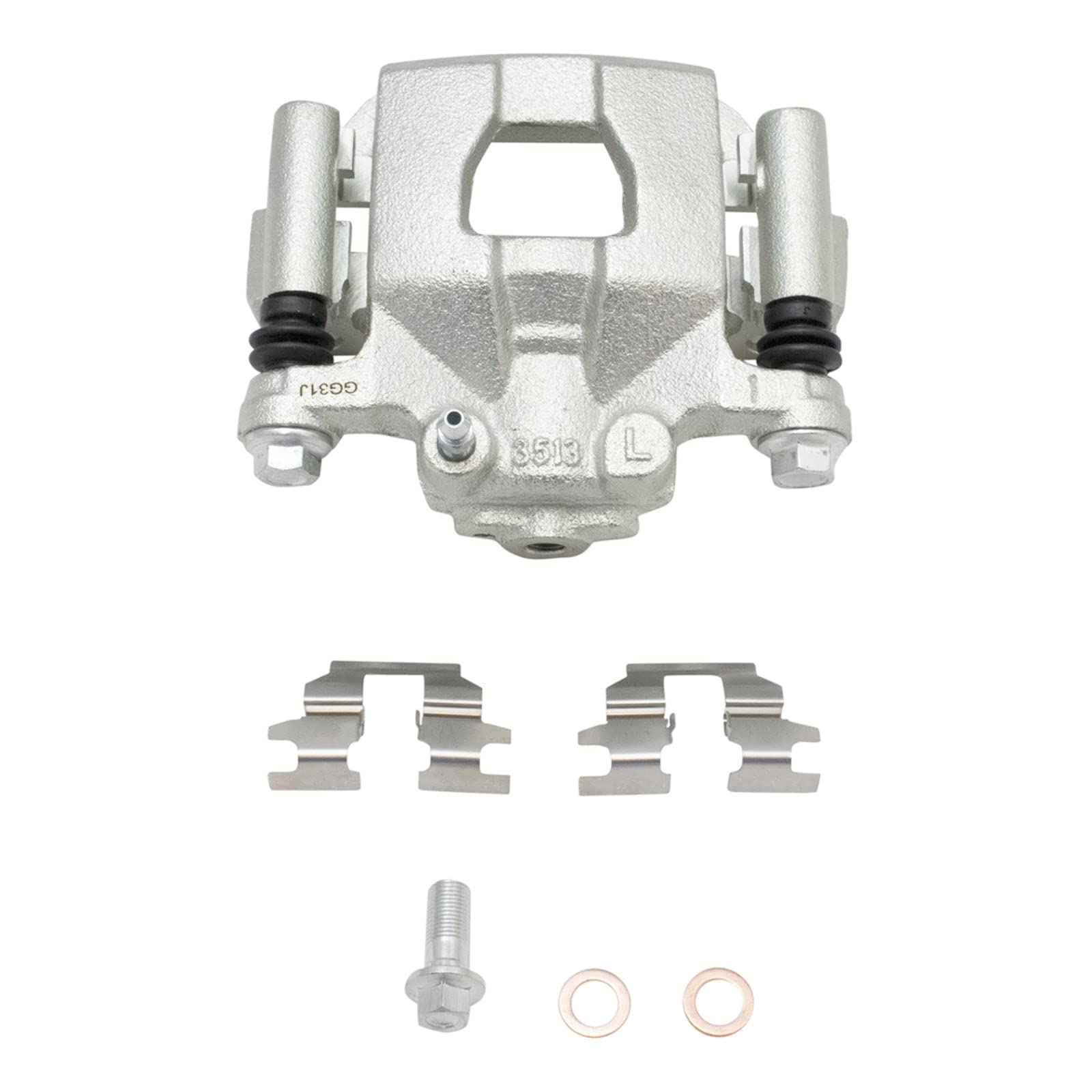 Premium Ceramic G-Coated Rear Performance Brake Pad & Rotor Kit with Caliper & Chemical Kit - Compatible with 2002-2022 Nissan Altima & 2004-2006 Maxima - Perfect for Smooth Braking & Enhanced Safety on Highways and City Roads