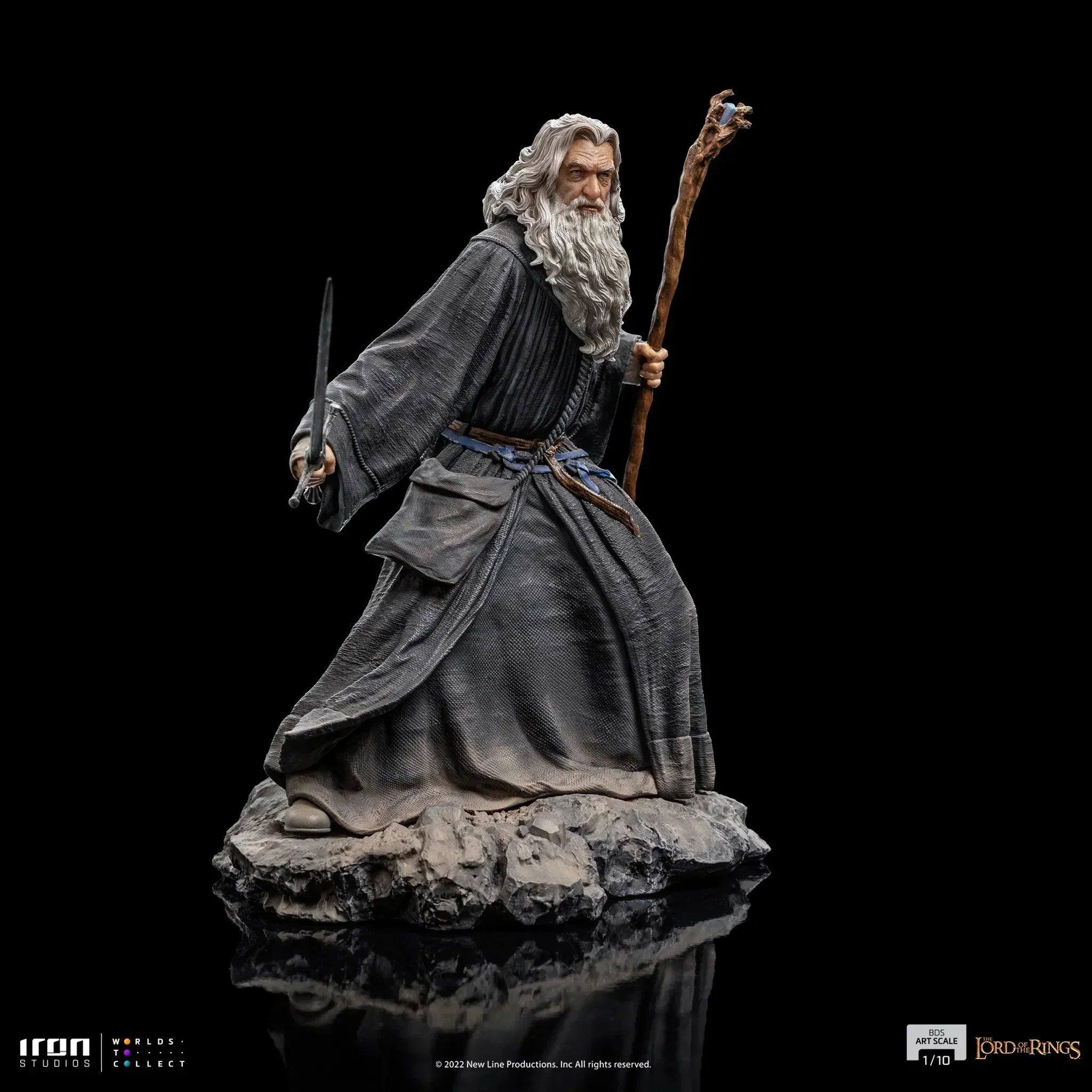 Iron Studios The Lord of The Rings Gandalf BDS Art Scale 1/10 Statue - Premium Collectible Figure for Display & Home Decor