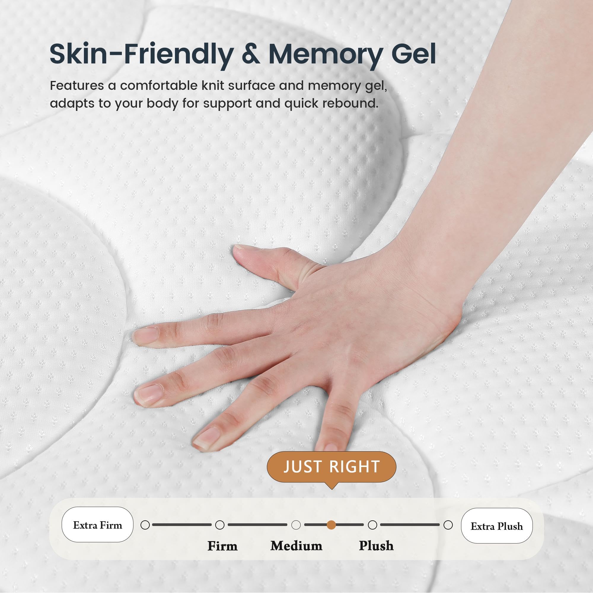 12 Inch Queen Hybrid Mattress - Medium Firm Foam & Pocket Coils for Edge Support | CertiPUR-US Certified | Bed in a Box | Perfect for Guest Rooms, Dorms & Small Apartments