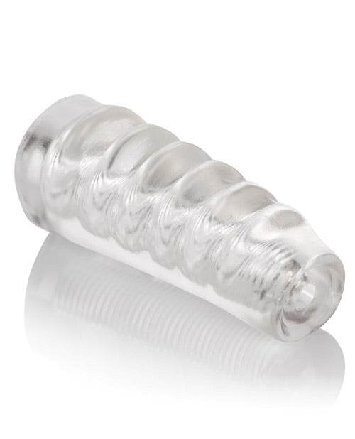 Bigger and Better Hot Rod Enhancer Penis Extender - Clear Silicone Sleeve for Male Enhancement & Size Increase - Perfect for Couples, Solo Play & Confidence Boosting
