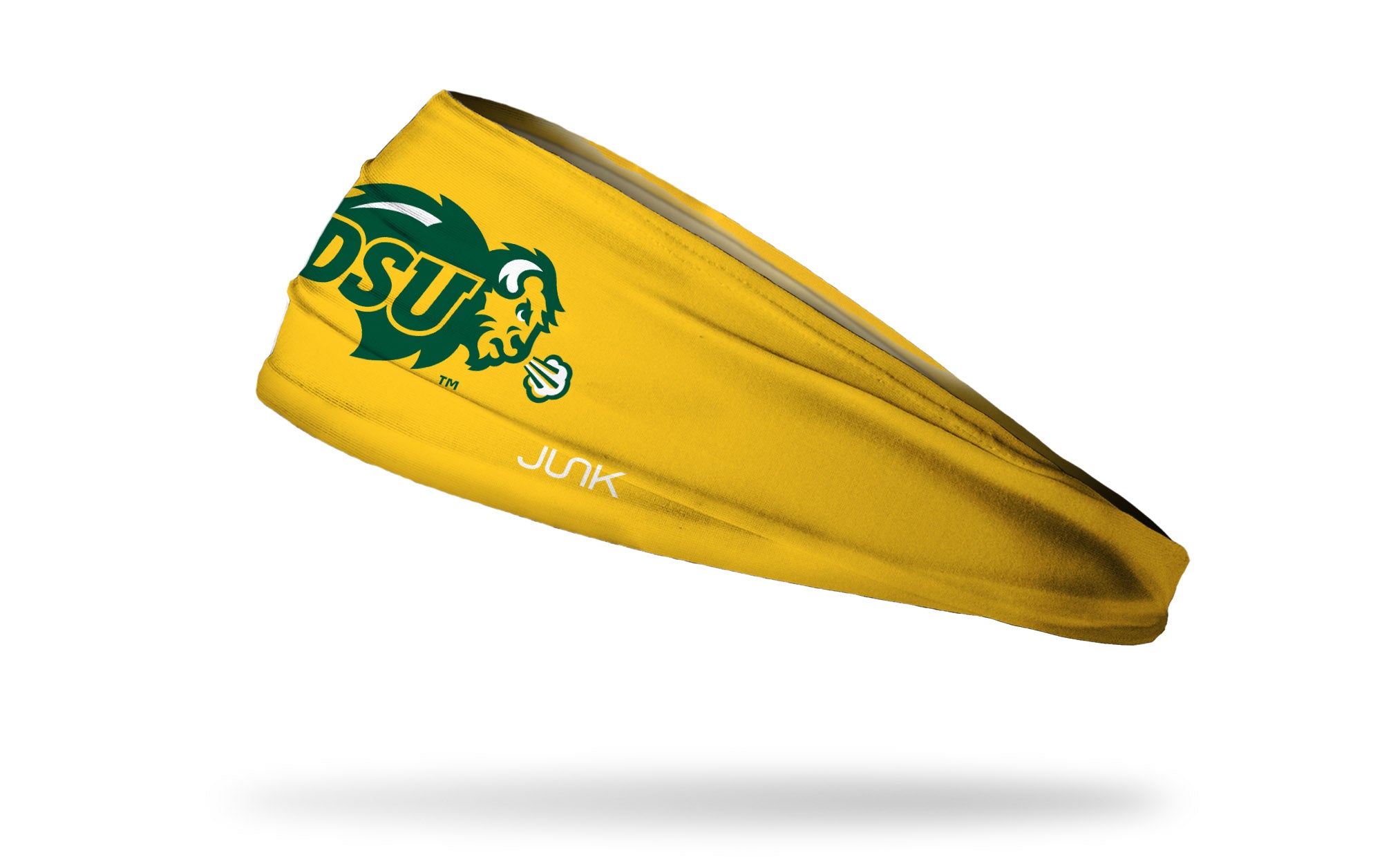 North Dakota State University Logo Gold Big Bang Lite Headband - Stylish Adjustable Headwear for Sports, Workouts, and School Spirit