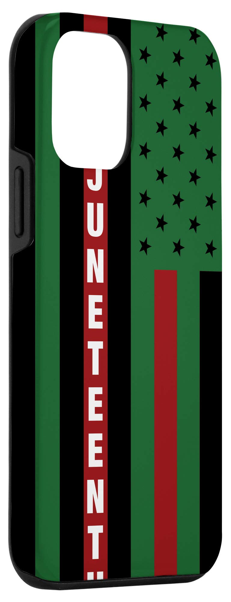 iPhone 12 Mini Protective Case with Juneteenth Flag Design - African Colors Phone Cover for iPhone 12 Mini - Perfect for Celebrations, Cultural Pride & Everyday Use