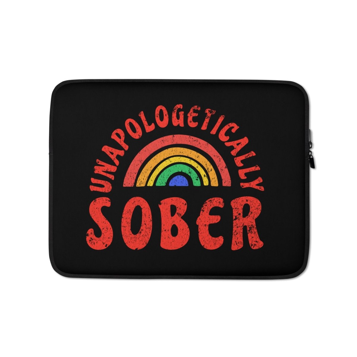 Vibrant Rainbow Laptop Sleeve for MacBook & PC - Waterproof Protective Case for 13-15 Inch Laptops - Perfect for Work, School & Travel