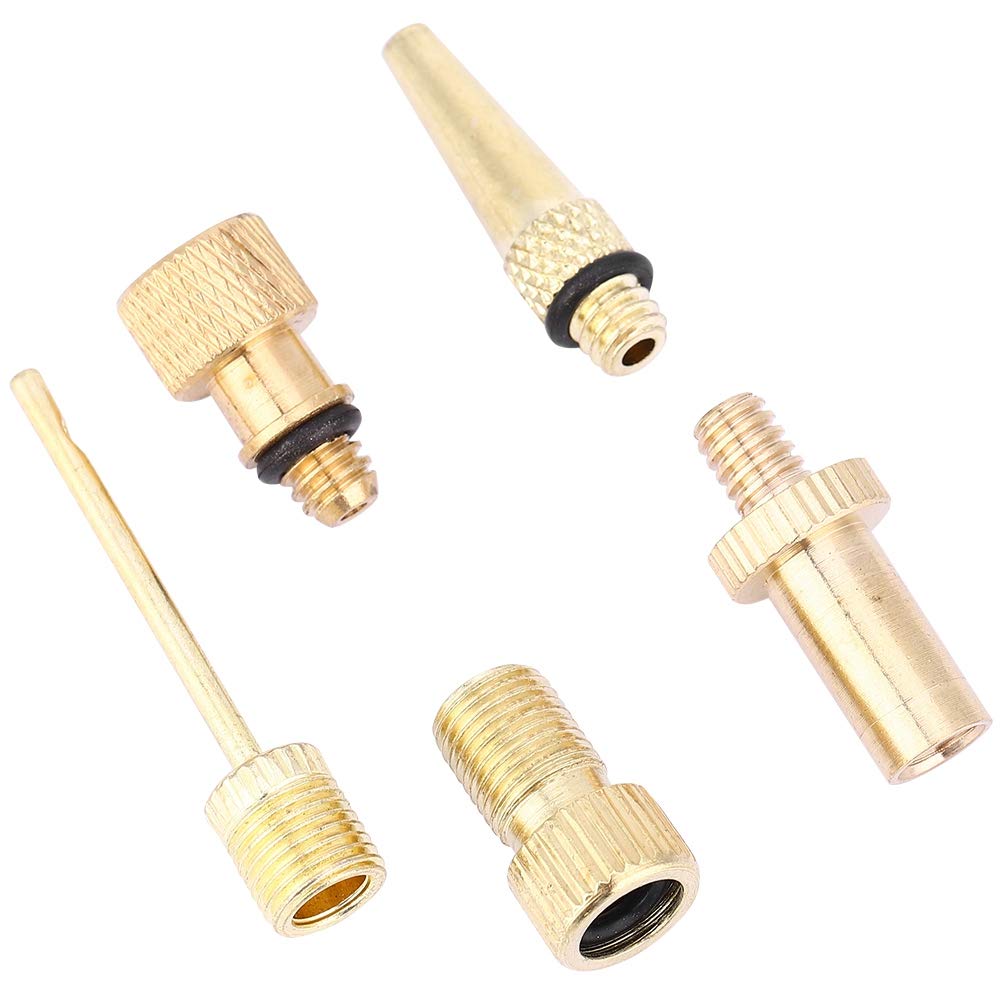 15 PCS Air Valve Kit - Portable Pump Valve Converter with Copper DV SV AV Adapters for Bikes, Cars, Motorcycles & Inflatables - Perfect for Travel, Camping & Emergency Repairs
