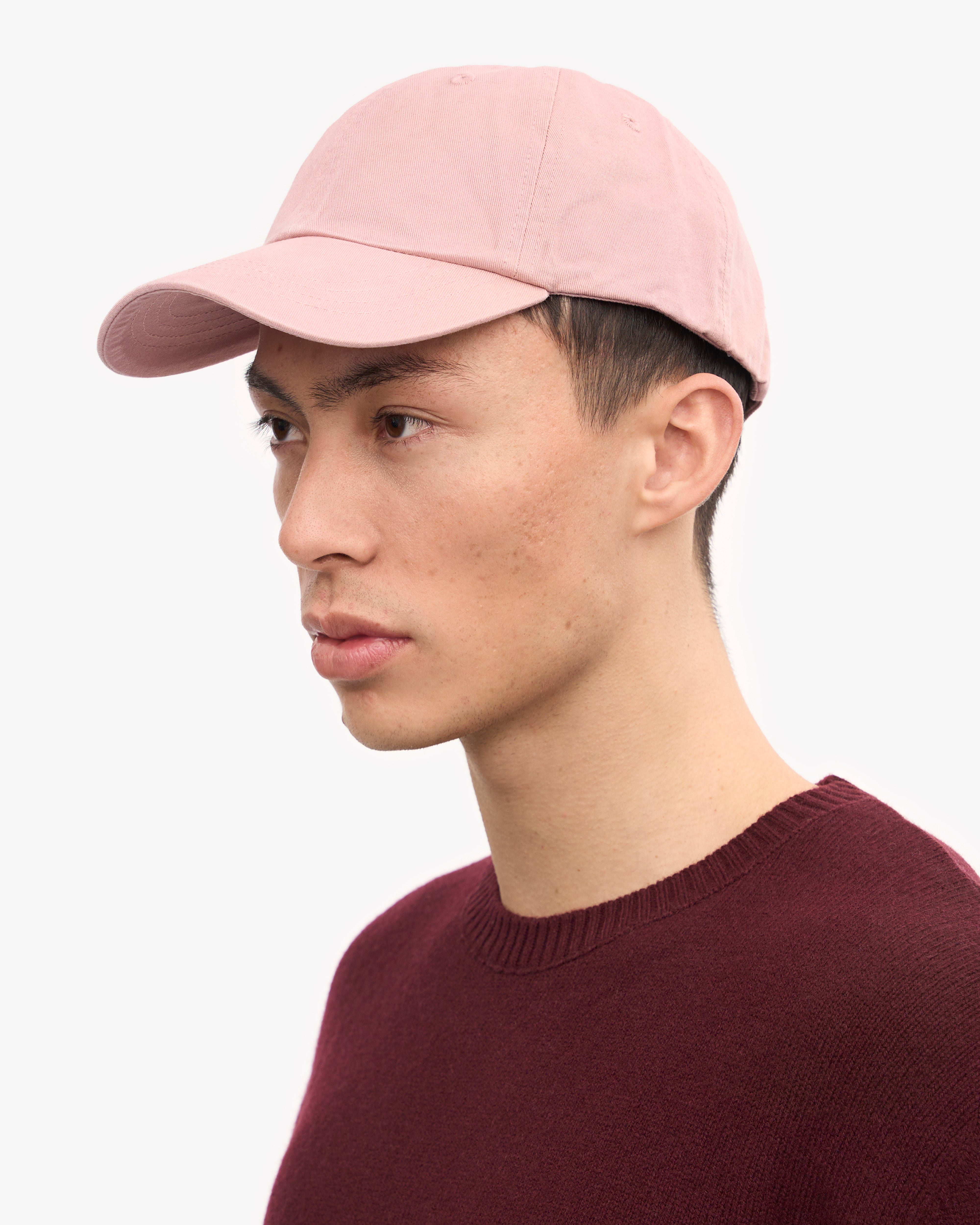 Organic Cotton Baseball Cap for Women - Soft Faded Pink Adjustable Dad Hat - Perfect for Outdoor Activities, Running, Hiking & Casual Wear