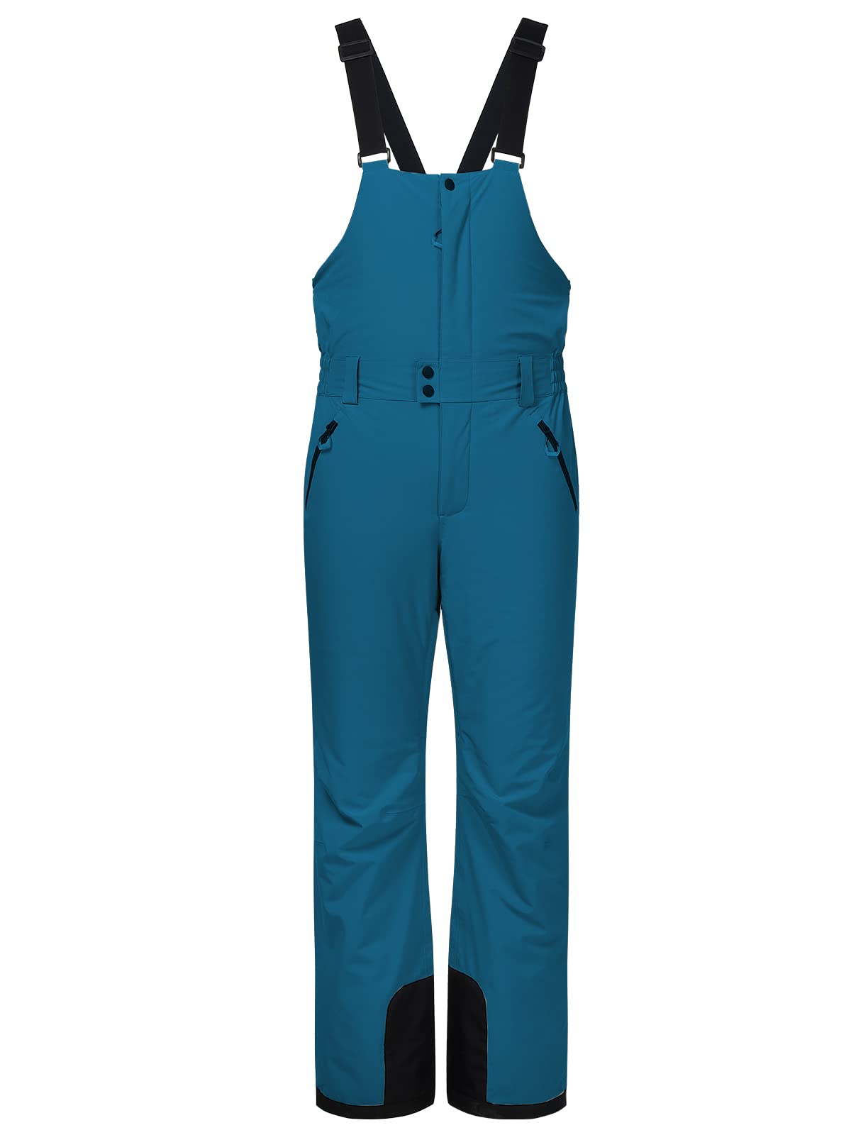 **Men's 15K Waterproof Breathable Ski Pants - Stretch Snowboarding Bibs for Comfort & Mobility | Fit Space | Ideal for Winter Sports & Outdoor Adventures**