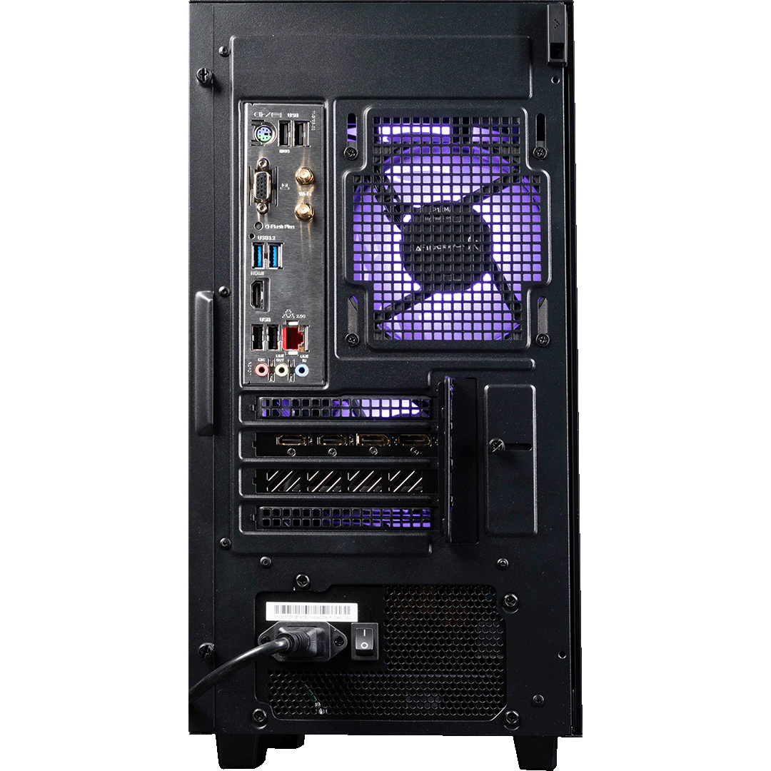 Aftershock Rapid Gaming Desktop PC - AMD Ryzen 5 7500F Processor, NVIDIA RTX 4060 Ti Graphics, High Performance Gaming Computer for Esports & 4K Gaming