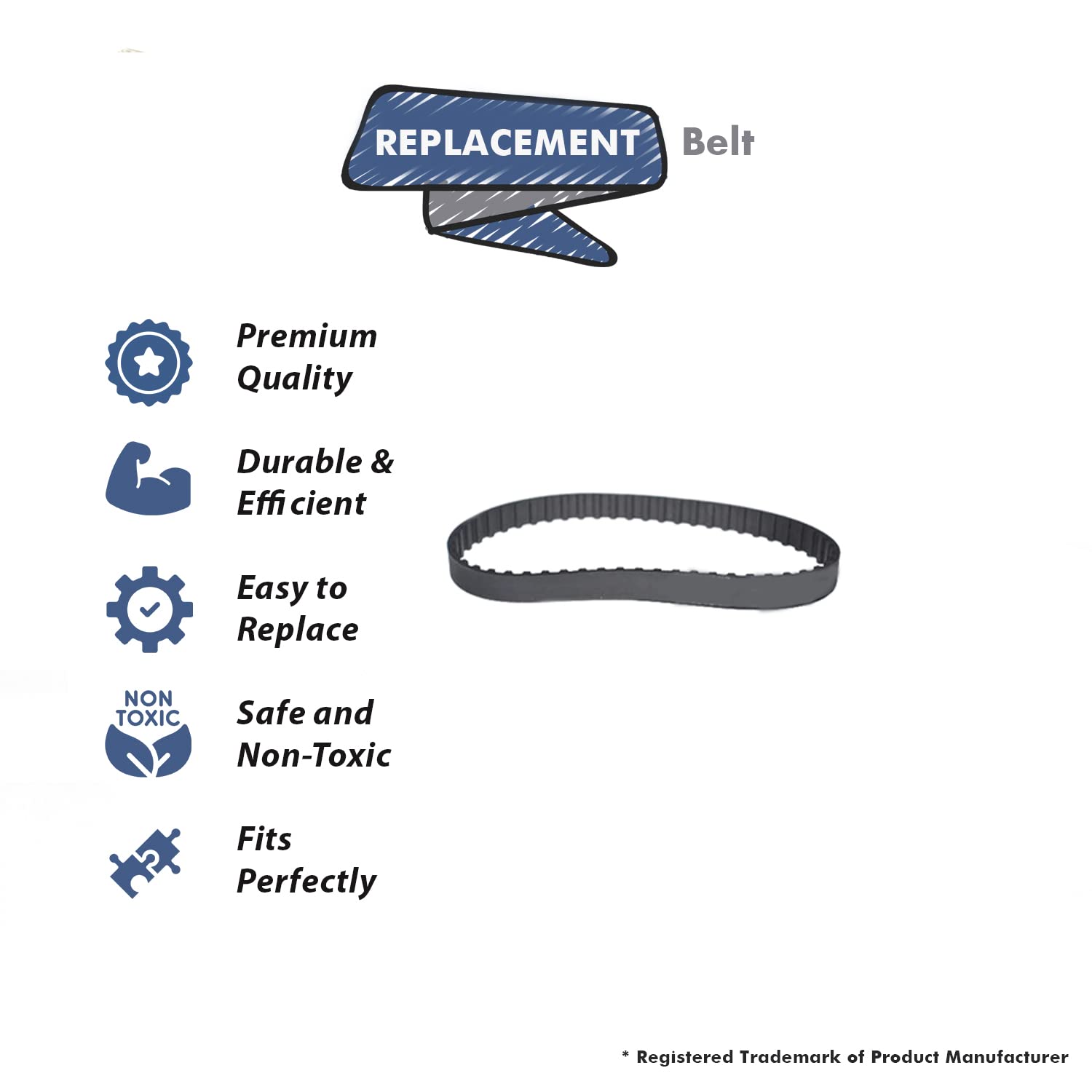 Electrolux AerusProTeam Vacuum Cleaner Belt Drive Replacement Part #26-3315-02 - Compatible with Various Models - Perfect for Home Cleaning & Maintenance