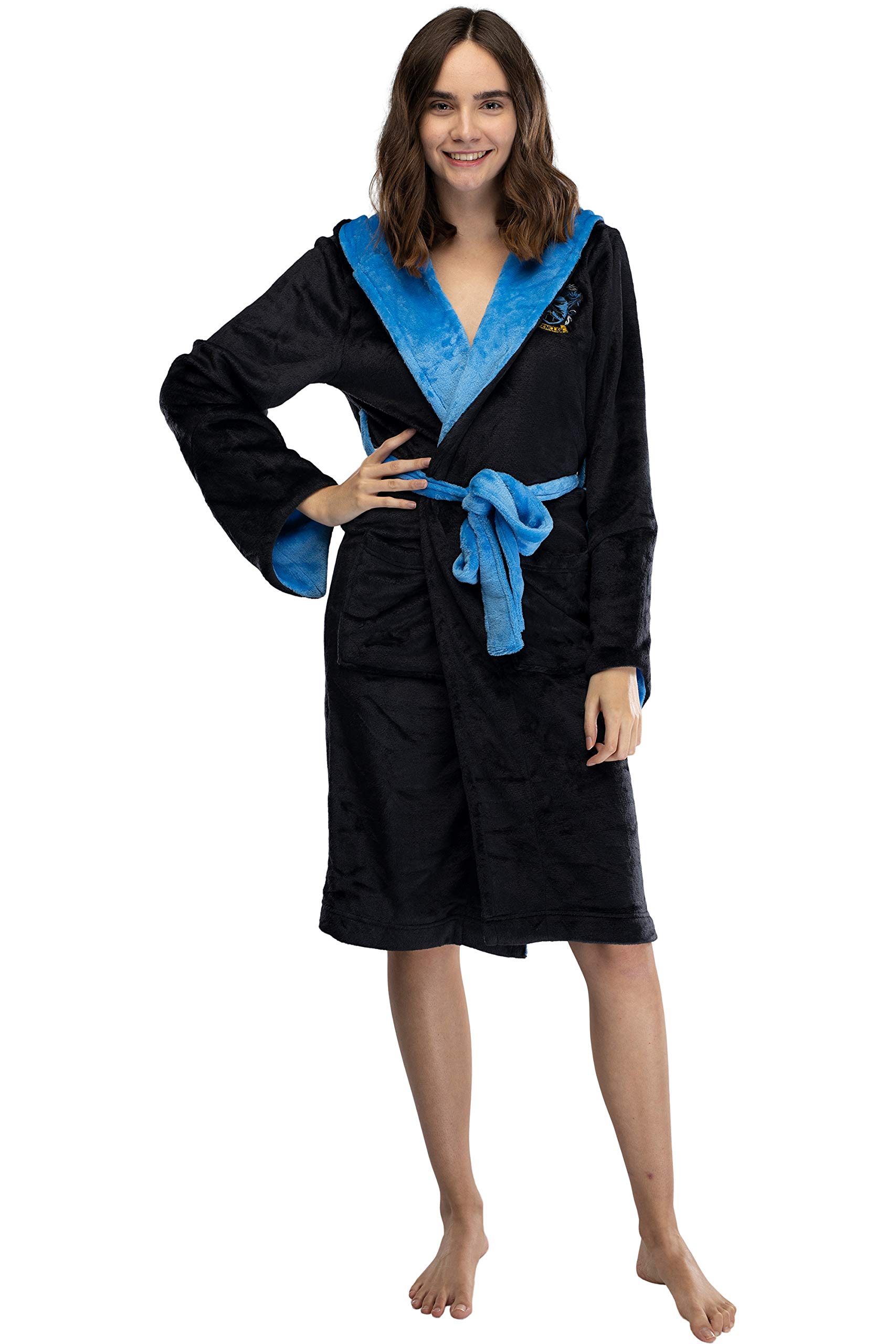 Harry Potter Kids Plush Robe Costume - Gryffindor, Ravenclaw, Hufflepuff, Slytherin Hogwarts House Outfit for Halloween, Cosplay & Dress-Up Play