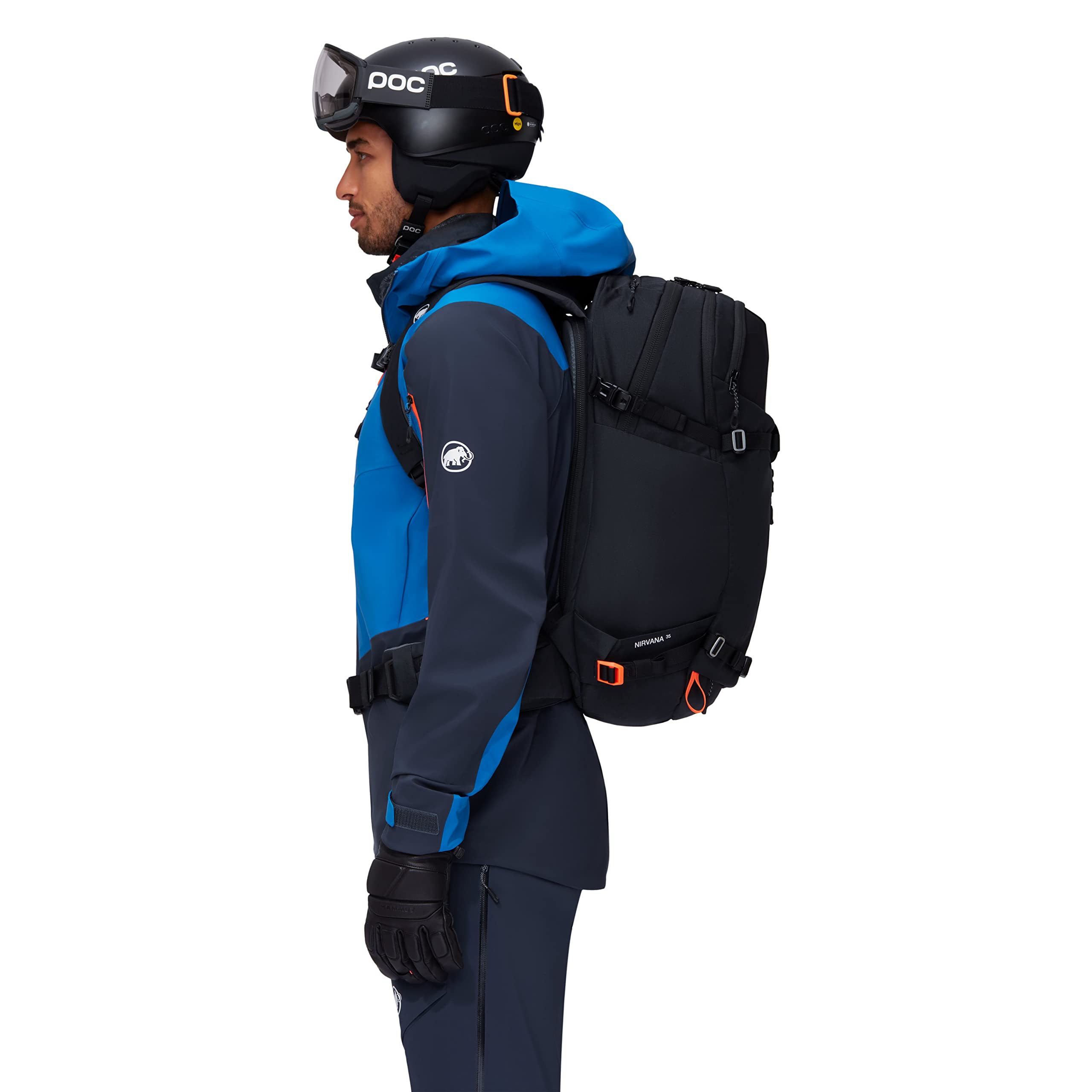 Mammut Nirvana 35 Backpack - Lightweight Ski Touring & Mountaineering Pack for Men & Women - Durable Hiking Backpack for Backcountry Skiing, Climbing & Outdoor Adventures