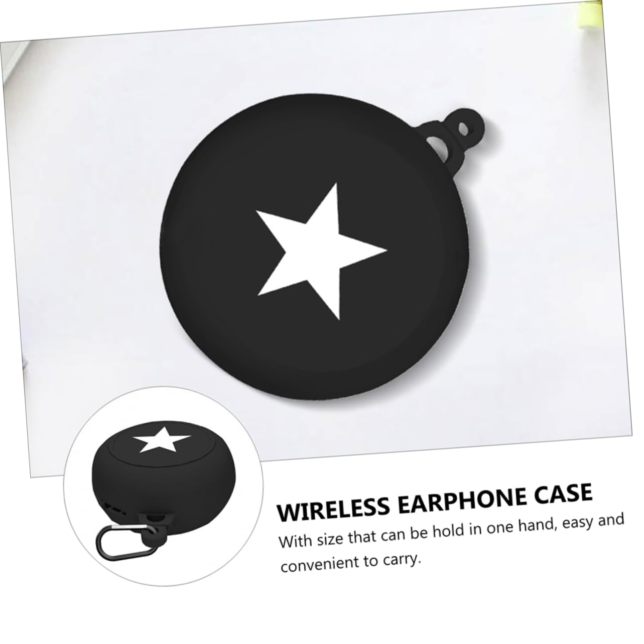 Artibetter 2 Pack Wireless Earbuds Charging Case with Built-in Earphone Stand | Portable Charger Box for AirPods Pro | Perfect for Travel, Gym & Office Use