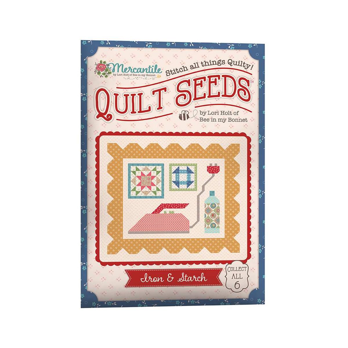 Lori Holt Bee in My Bonnet Mercantile 6 Quilt Seeds Bundle - Riley Blake Fabric Collection with Inspiring Quilt Patterns for DIY Patchwork & Home Decor | Perfect for Quilting Projects, Baby Blankets, and Farmhouse Style Decorations