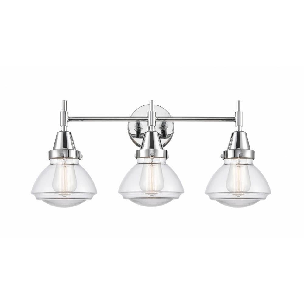 Innovations 447-3W-PC-G322 Modern 3-Light Bathroom Vanity Light Fixture - Perfect for Bathroom, Powder Room & Dressing Area Lighting