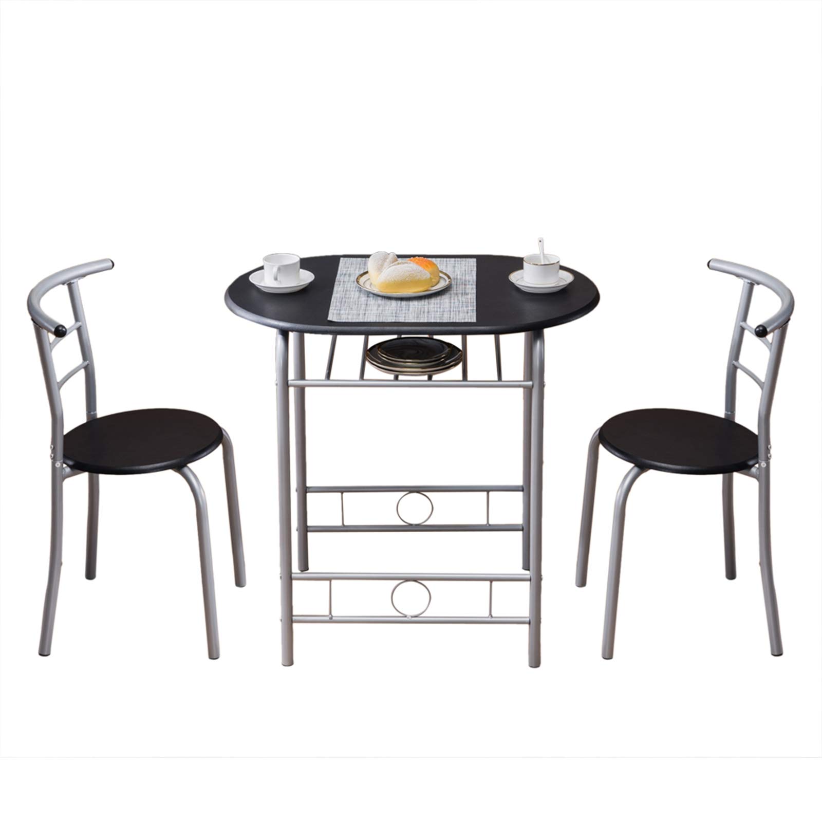 3-Piece Small Kitchen Table Set for 2, 32