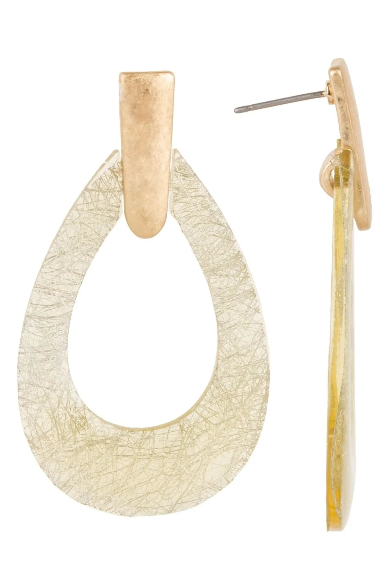 Elegant Oval Drop Earrings for Women - Gold & Silver Dangle Earrings - Perfect for Parties, Weddings & Everyday Wear