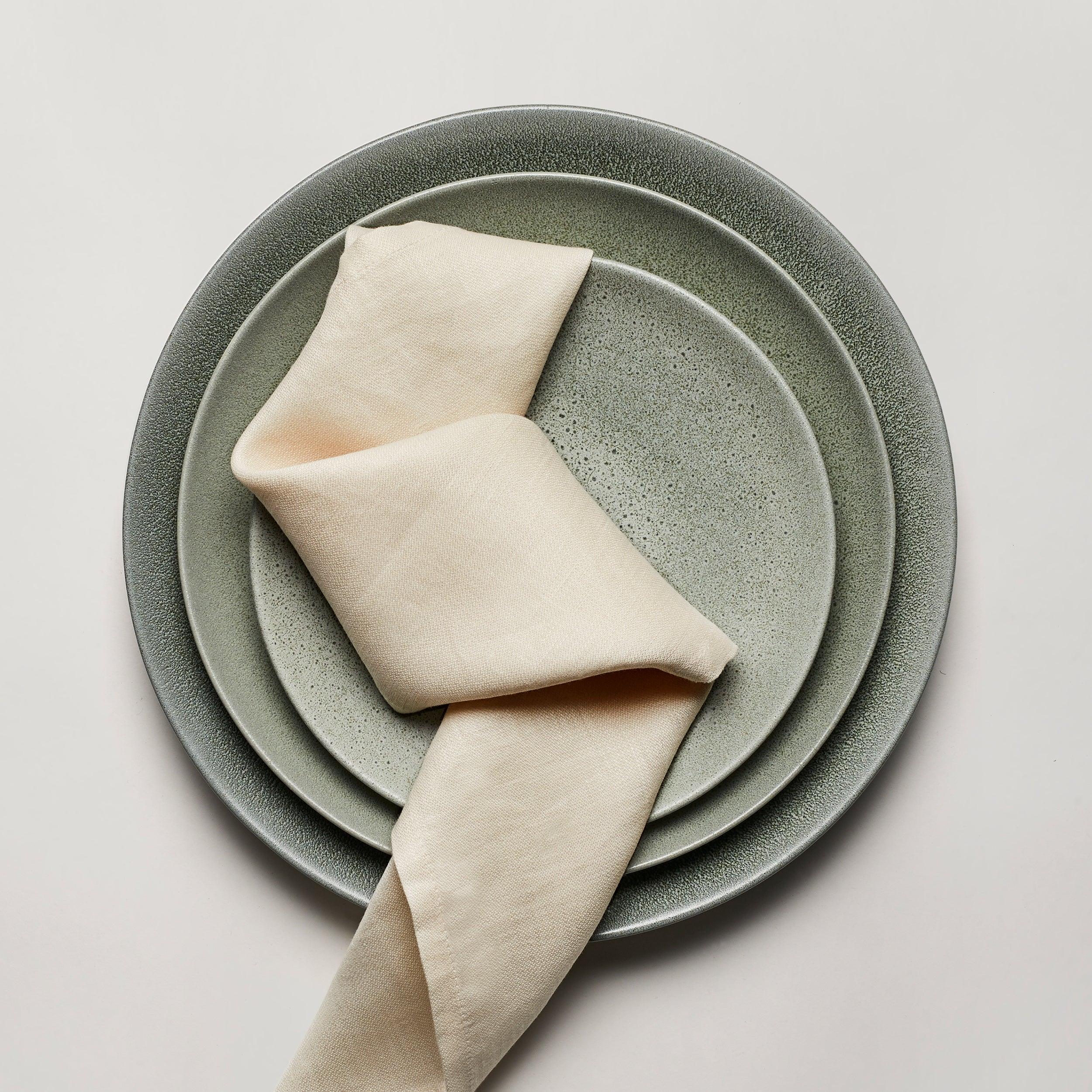 Terra Bread and Butter Plate in Seafoam - Elegant Dinnerware for Breakfast, Brunch, and Casual Dining - Perfect for Restaurants, Cafes, and Home Use