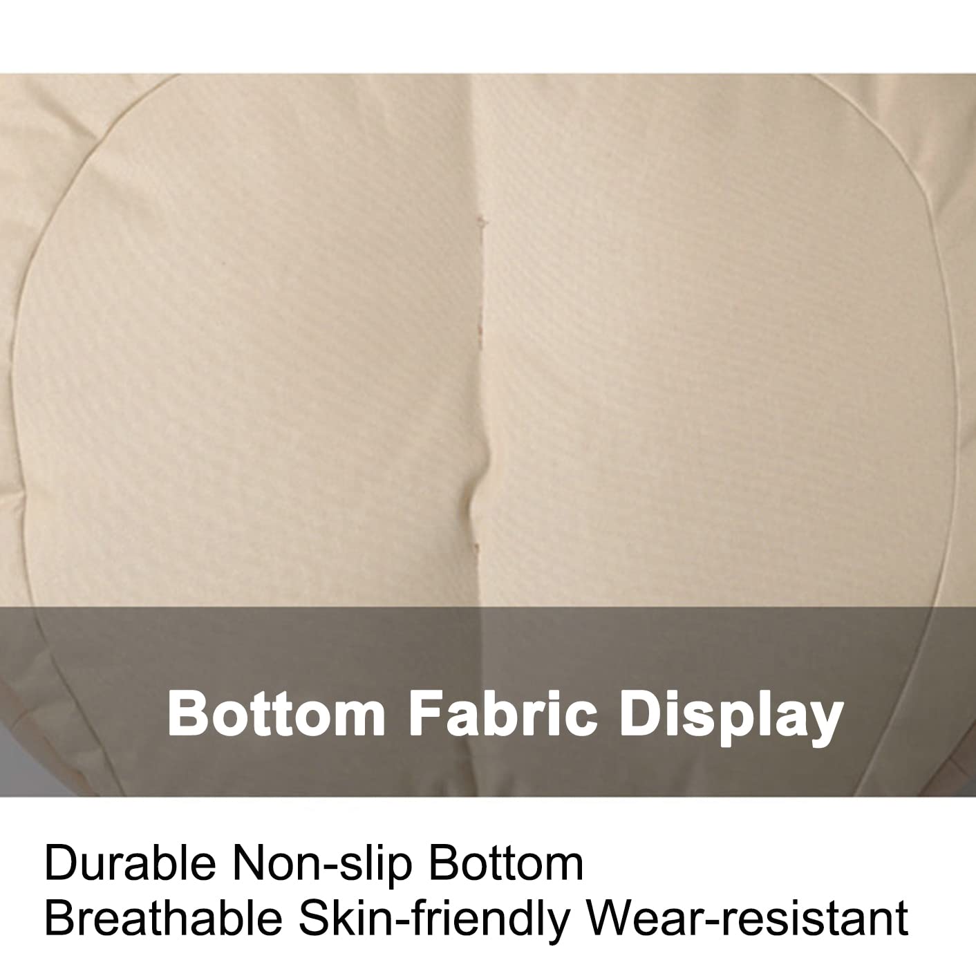 Waterproof PU Bean Bag Chair Cover - Indoor & Outdoor Recliner Sofa Slipcover for Adults & Kids (No Filling, Beige) | Perfect for Living Rooms, Dorms, Patios & Game Rooms