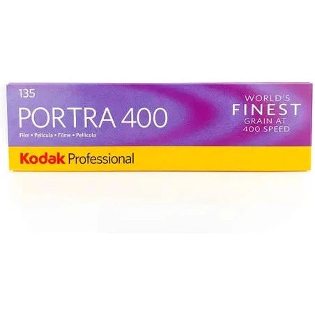 Kodak Portra 400 35mm Color Negative Film - 36 Exposures, 5 Pack for Professional Photography & Travel Memories