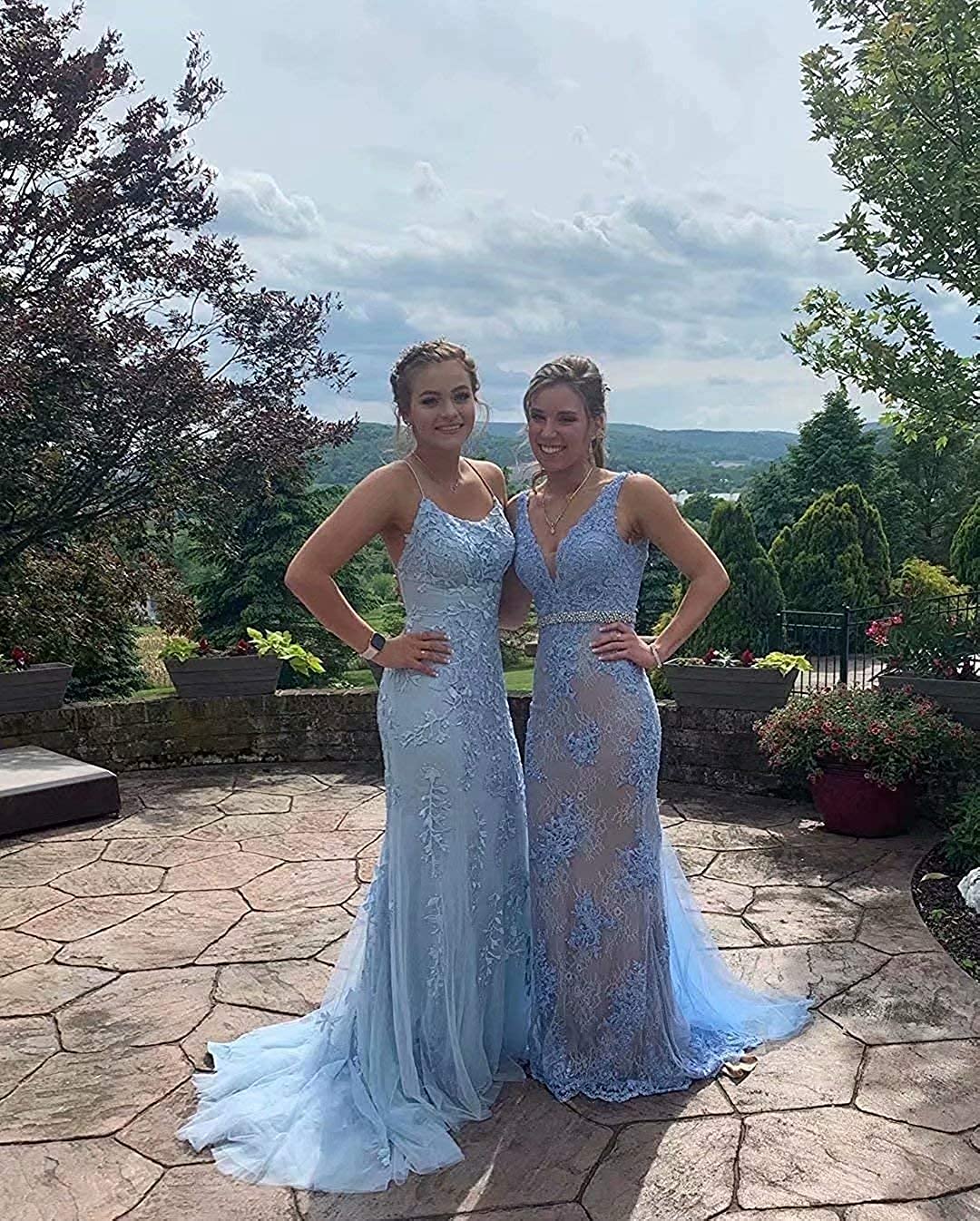 Elegant Women's Lace Prom Dresses Long Mermaid Tulle Appliques Formal Party Evening Gowns for Homecoming, Wedding, and Special Occasions